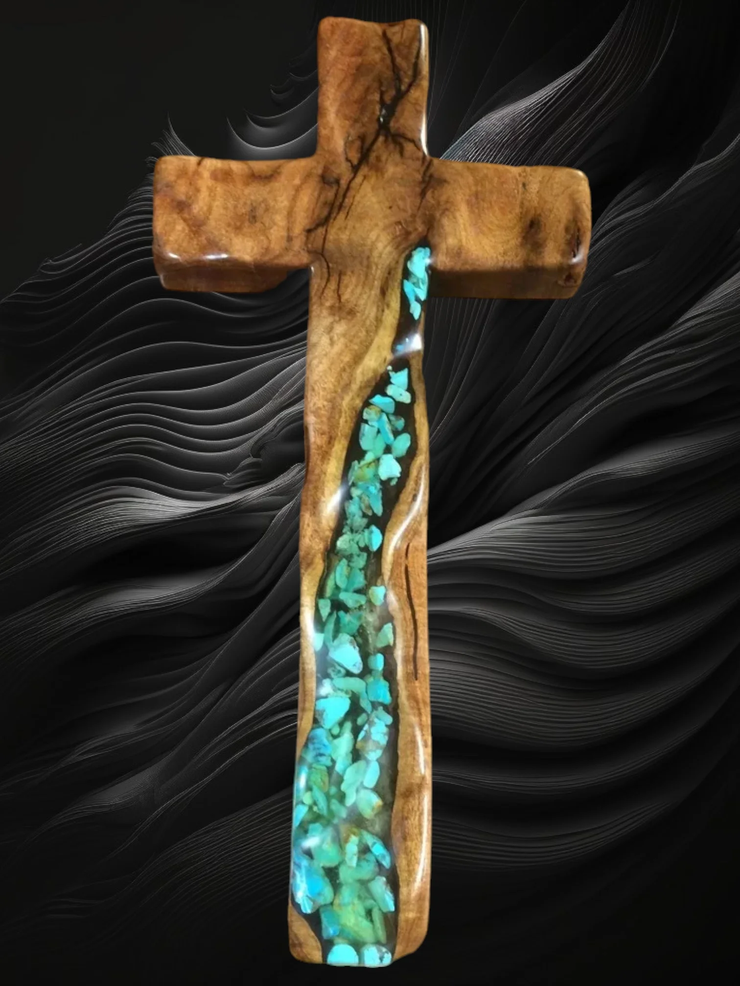  hand crafted custom mesquite cross